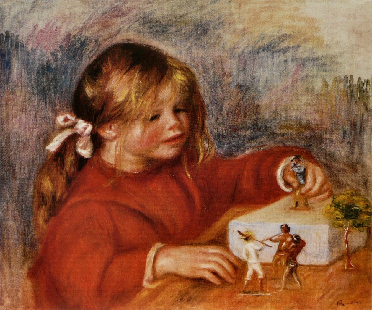 Coco jouant tekijältä Pierre Auguste Renoir