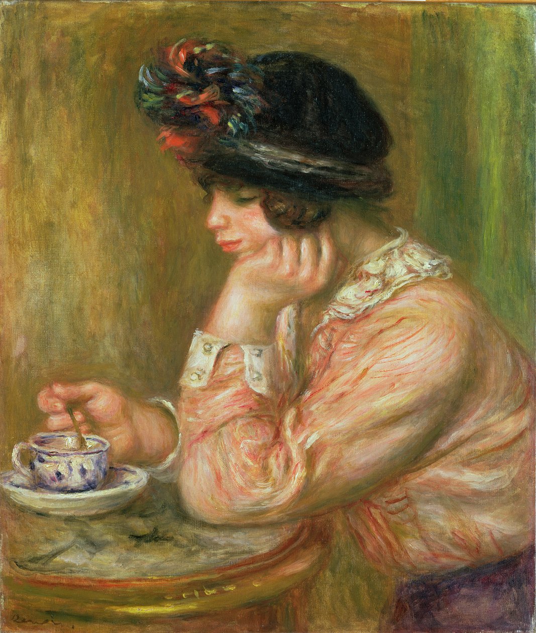 Kupillinen suklaata, 1914 tekijältä Pierre Auguste Renoir