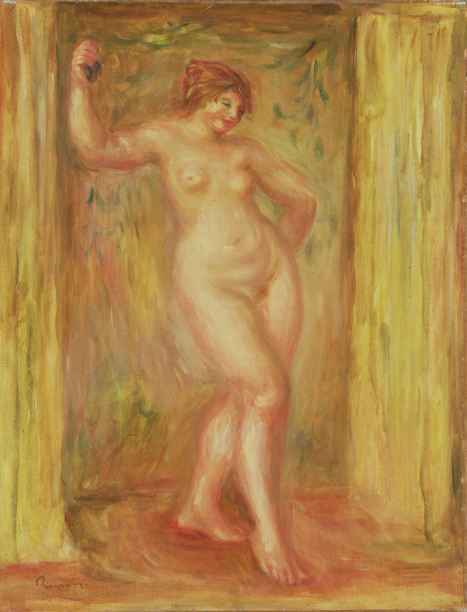 Tanssija, n. 1916 tekijältä Pierre Auguste Renoir
