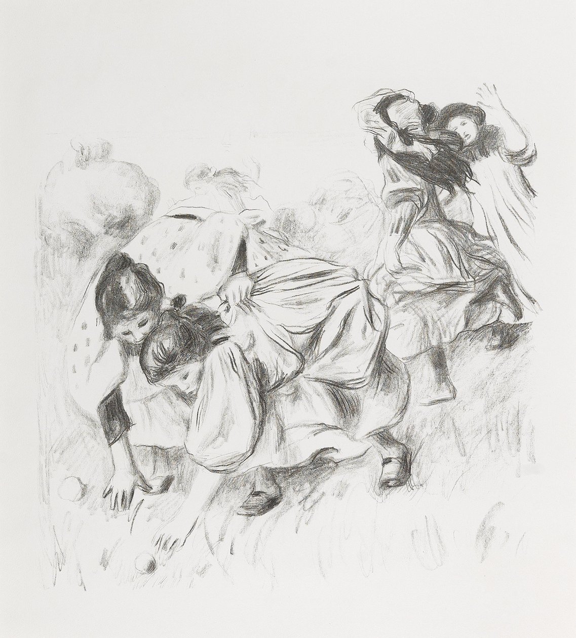 Harrastaa jouant à la ballea tekijältä Pierre Auguste Renoir