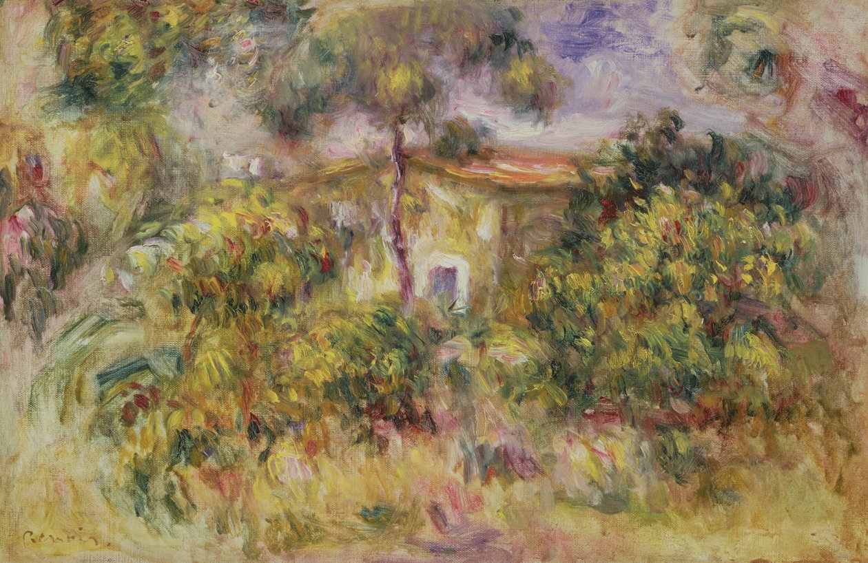 Maalaistalo, 1917 tekijältä Pierre Auguste Renoir