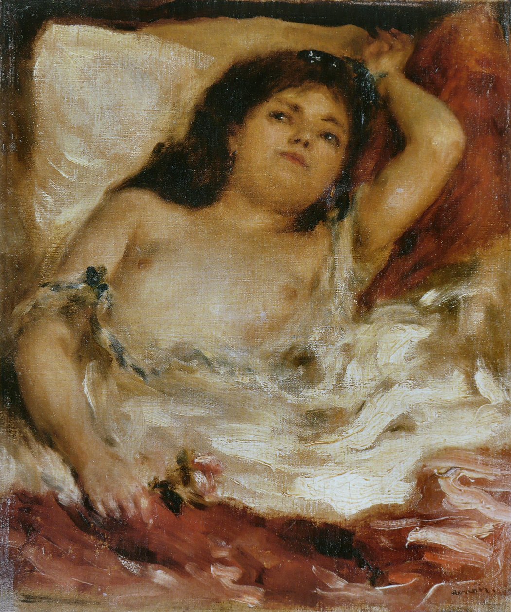 Naisten demi-nue-sohva tekijältä Pierre Auguste Renoir