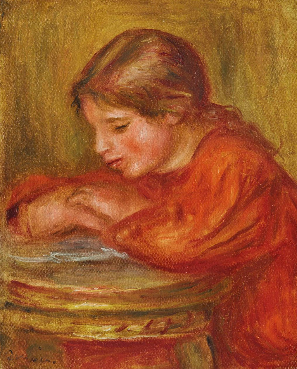 Fillette lisantti tekijältä Pierre Auguste Renoir