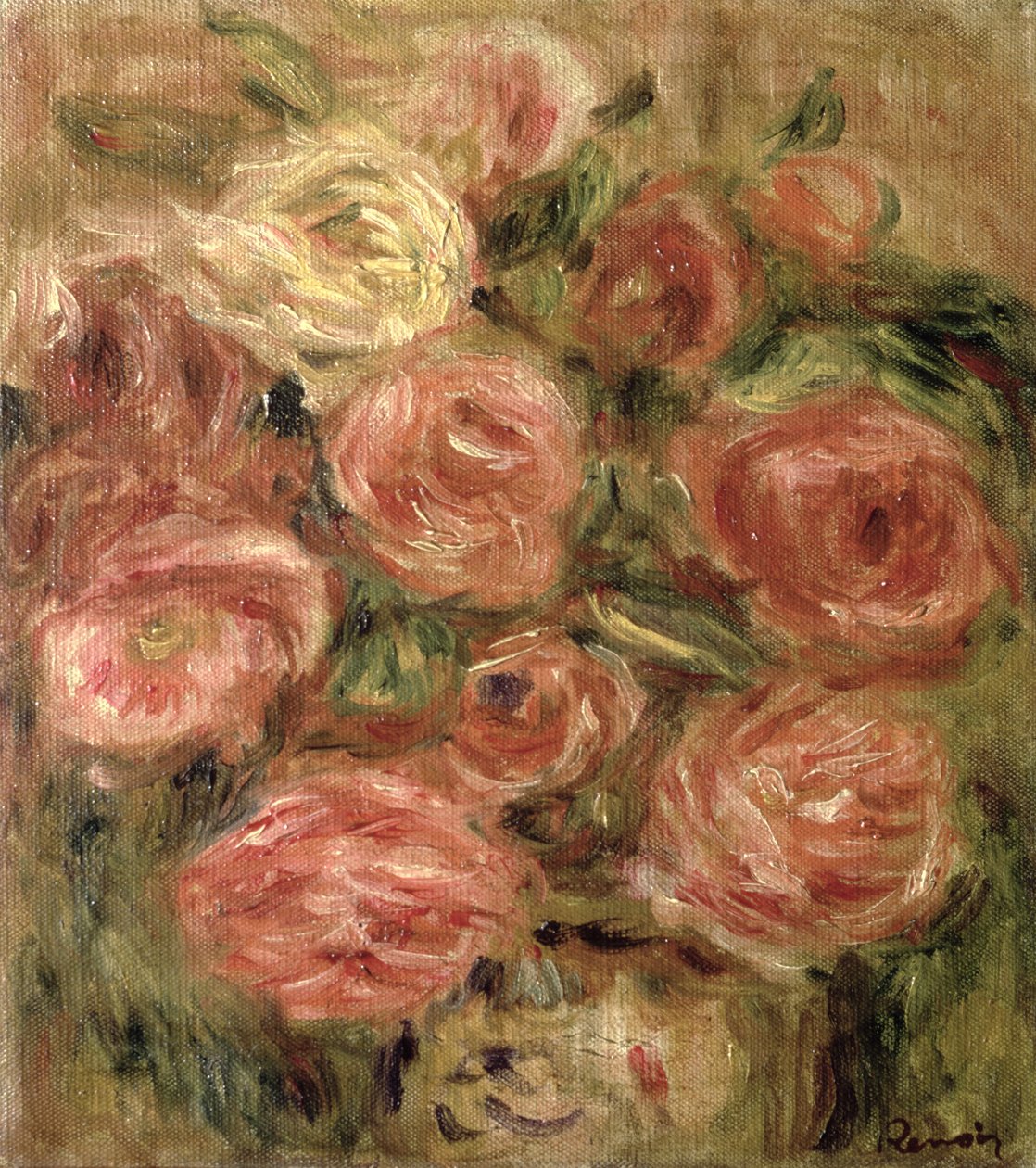 Kukat, 1913-1919 tekijältä Pierre Auguste Renoir