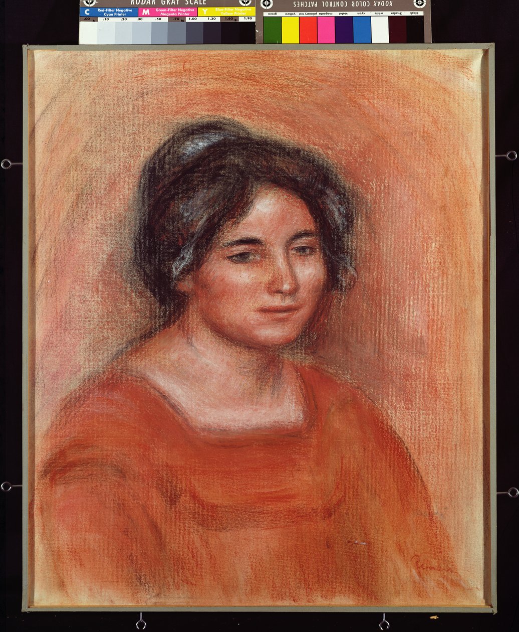 Gabrielle (pastelli paperille) tekijältä Pierre Auguste Renoir