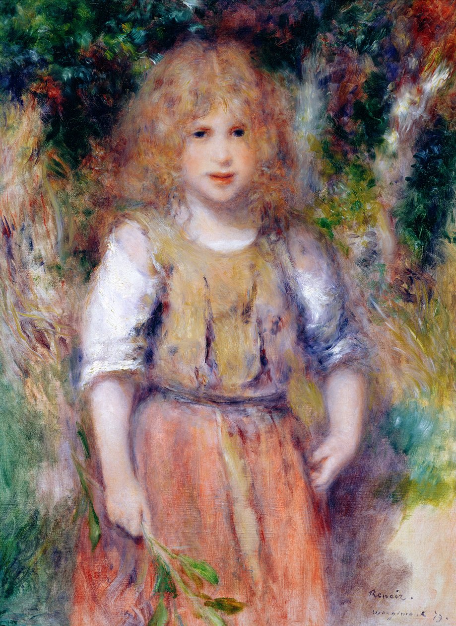 Mustalaistyttö, 1879 tekijältä Pierre Auguste Renoir