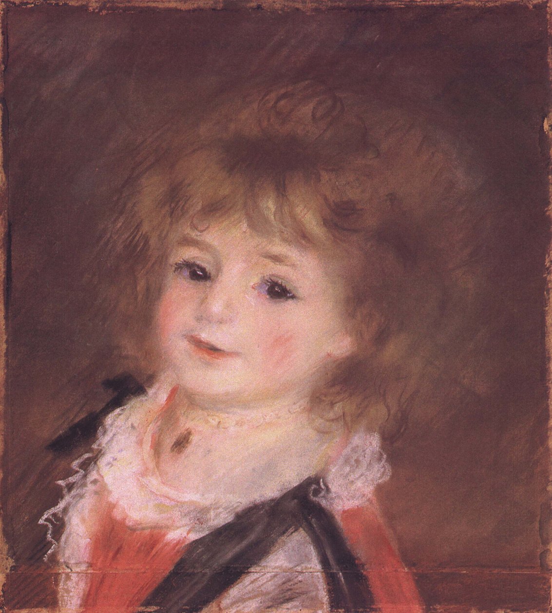 Lapsen pää tekijältä Pierre Auguste Renoir
