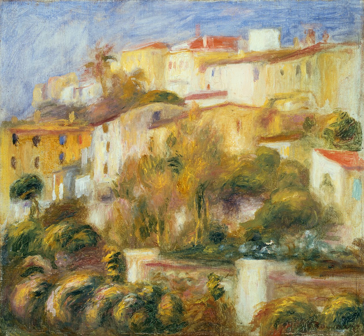 Talo Cagnesissa, noin 1900 tekijältä Pierre Auguste Renoir