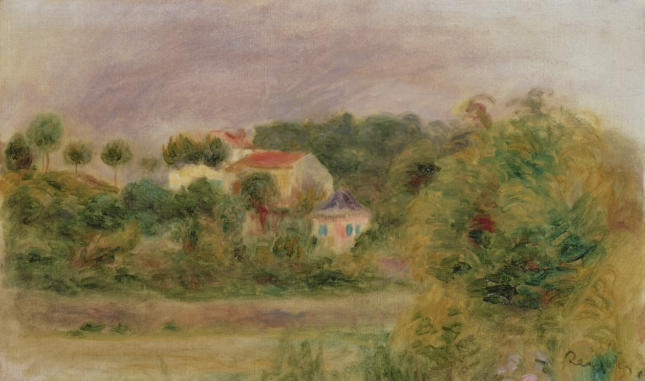 Talot Puistossa tekijältä Pierre Auguste Renoir