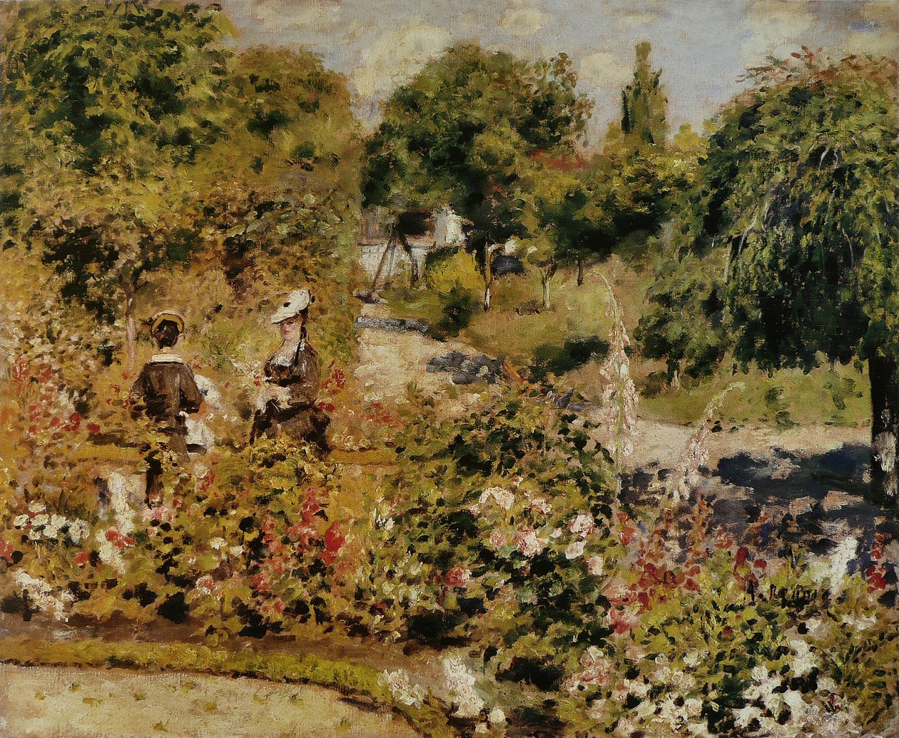 Puutarha Fontenayssä tekijältä Pierre Auguste Renoir