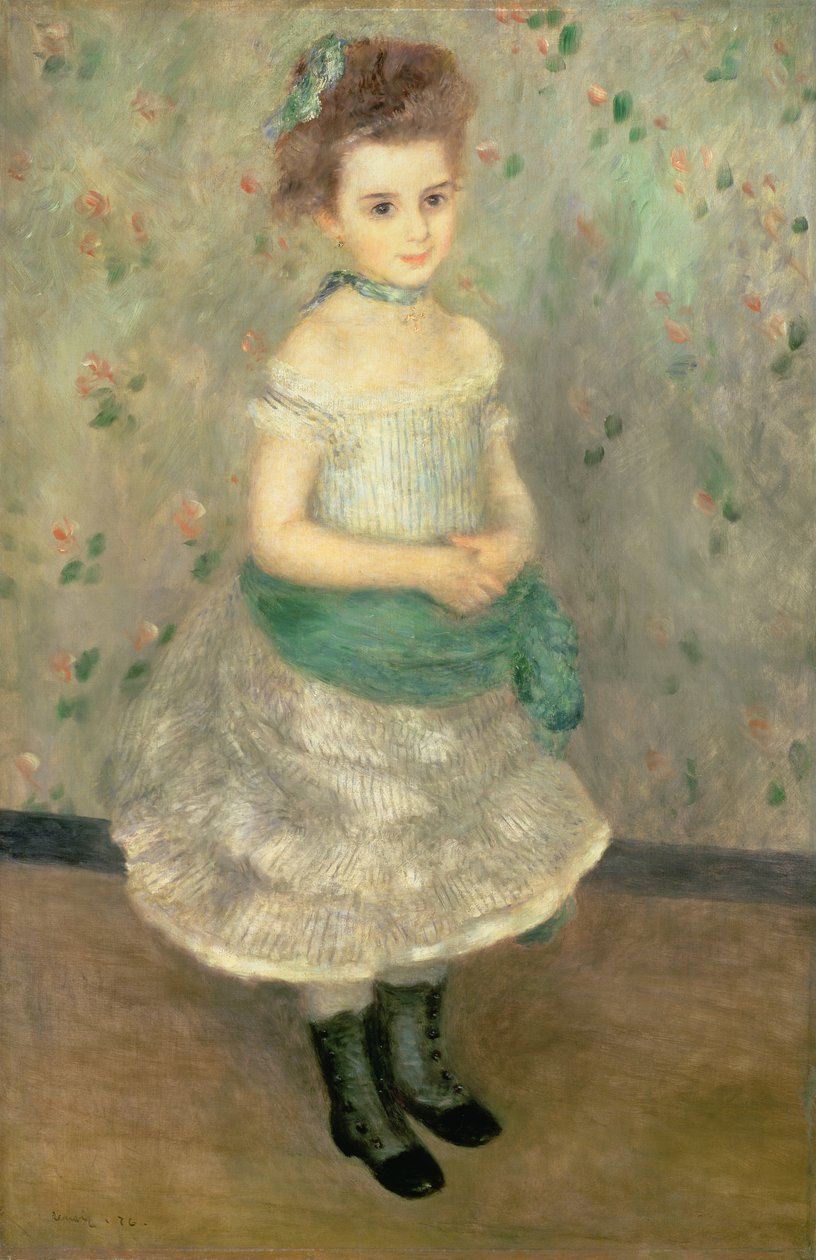 Jeanne Durand-Ruel (1870-1914) 1876 tekijältä Pierre Auguste Renoir
