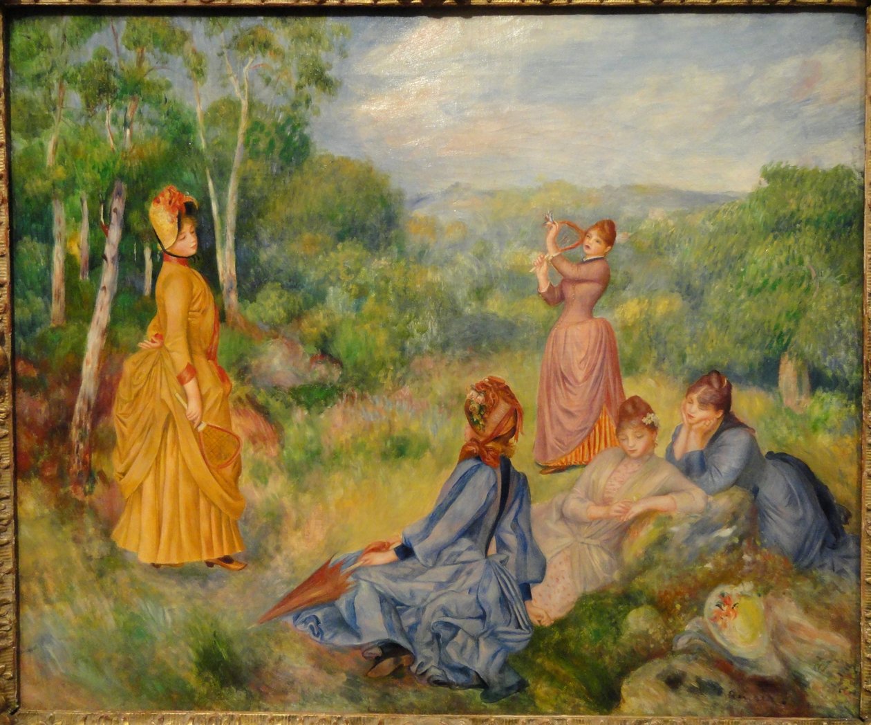 Jeunes Filles Jouant au Volant tekijältä Pierre Auguste Renoir