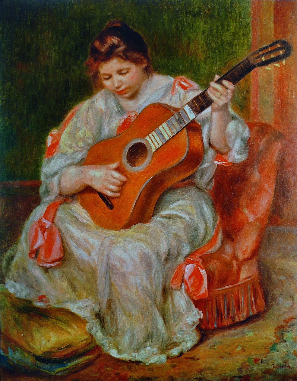 Joueuse de kitara tekijältä Pierre Auguste Renoir