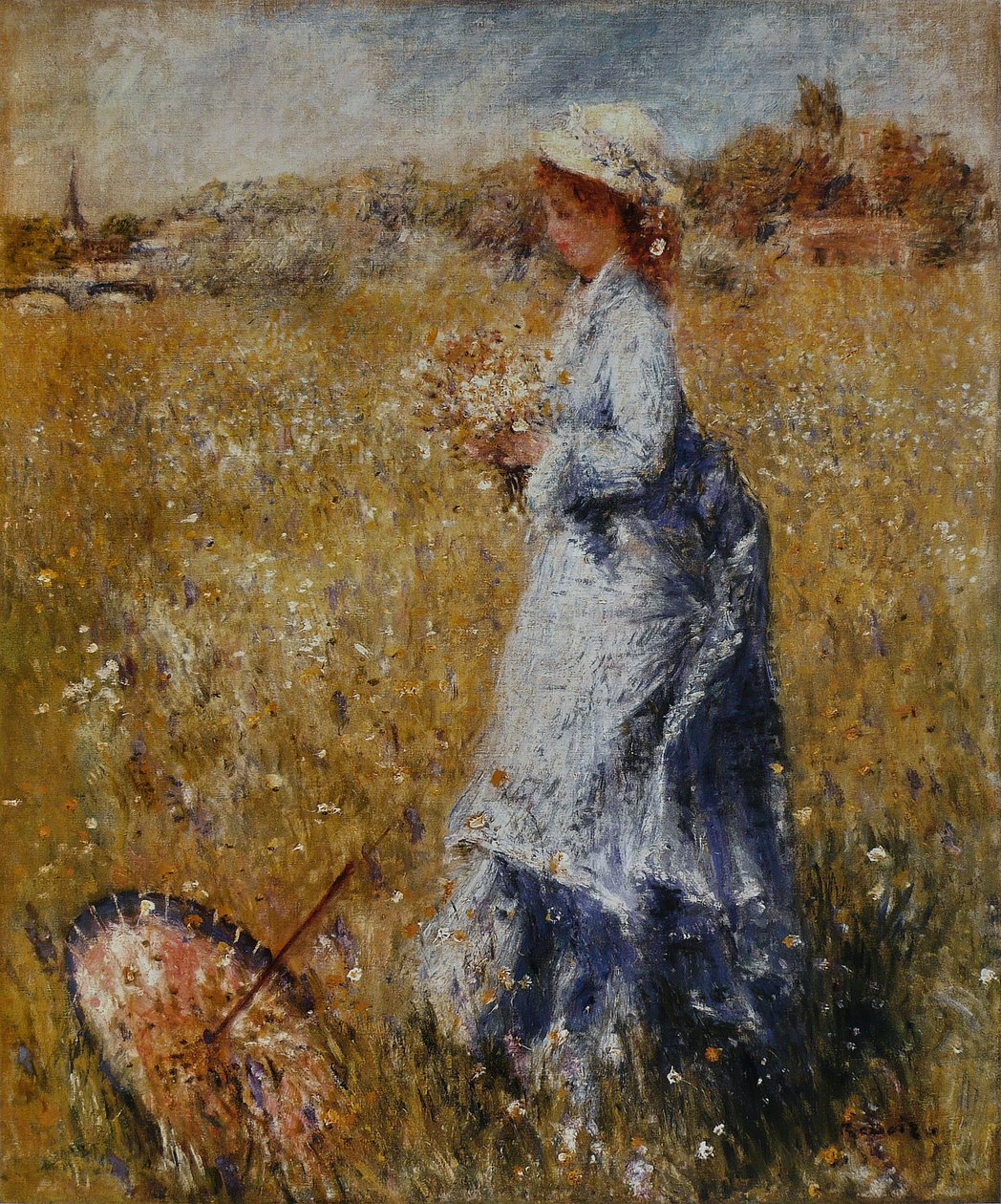 LOmbrelle renversée tekijältä Pierre Auguste Renoir