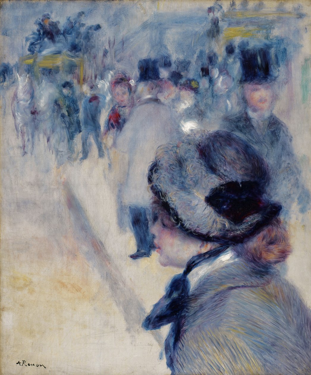 La Place Clichy, n. 1880 tekijältä Pierre Auguste Renoir