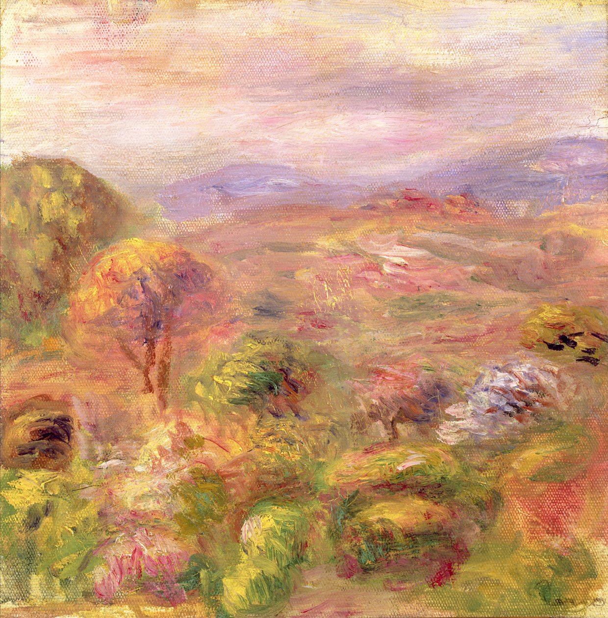 Maisema, 1915 tekijältä Pierre Auguste Renoir