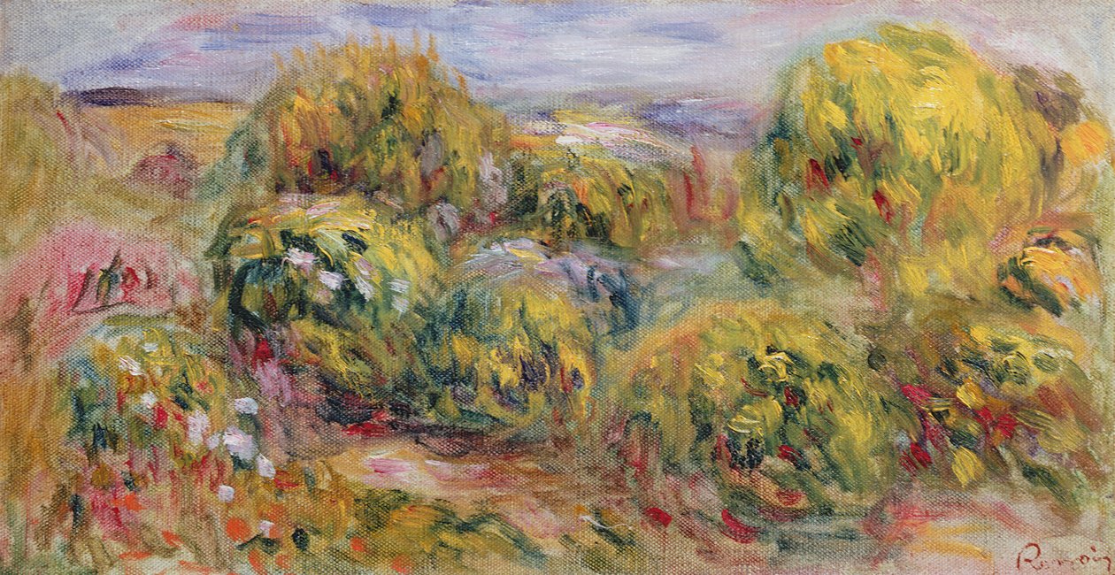 Maisema, 1916 tekijältä Pierre Auguste Renoir