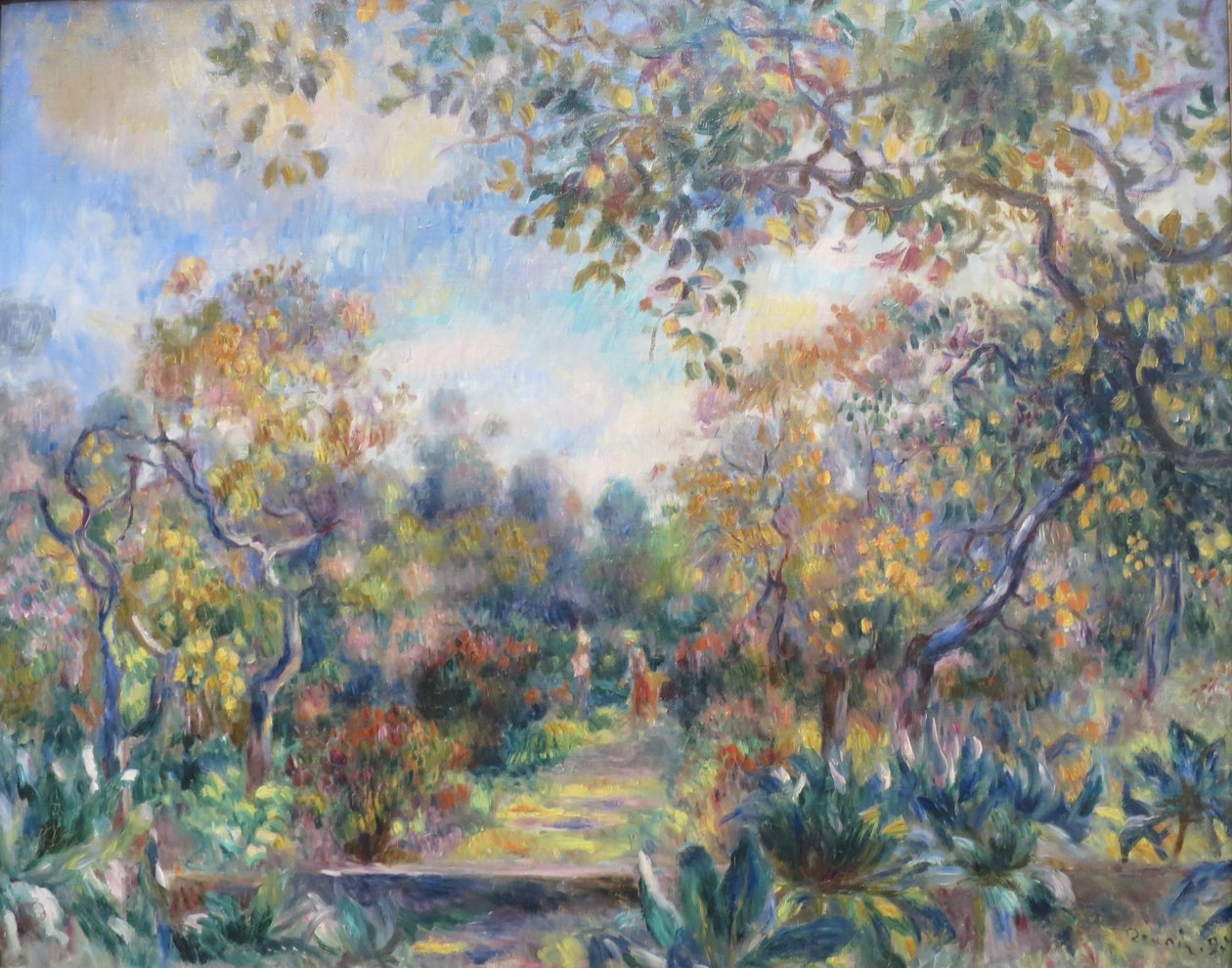 Maisema Beaulieussa tekijältä Pierre Auguste Renoir
