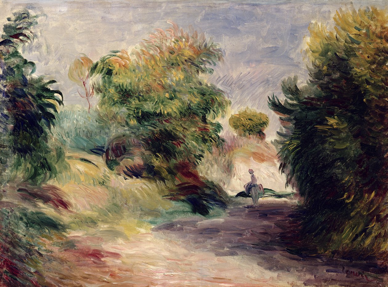 Maisema lähellä Cagnesia, 1907 tekijältä Pierre Auguste Renoir