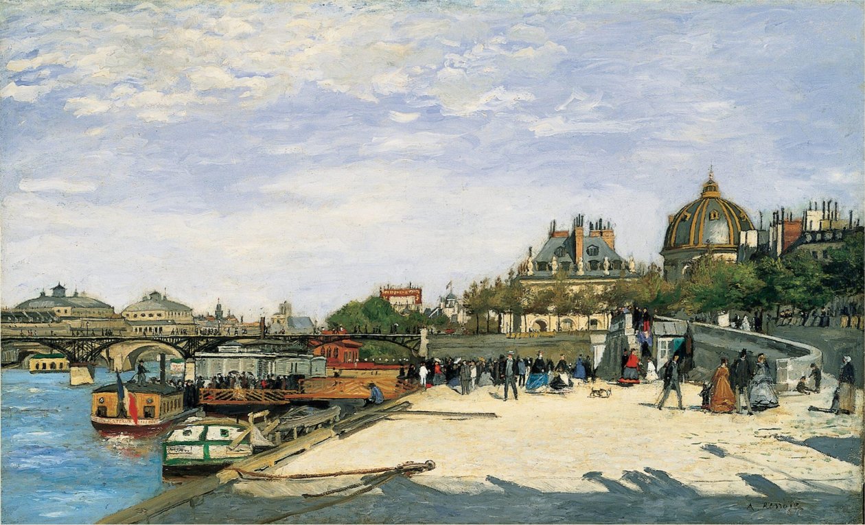 Le Pont des Arts Pariisi tekijältä Pierre Auguste Renoir