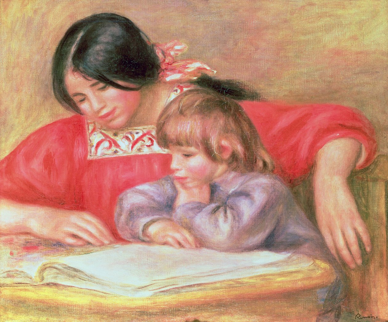 Leontine ja Coco tekijältä Pierre Auguste Renoir