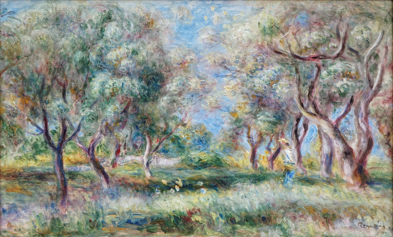 Les oliviers de Cagnes tekijältä Pierre Auguste Renoir