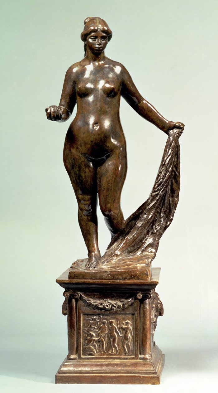 Pikku Venus (seisova) (kirjain E, 8 kappaleen painos, Valsuani-valu) (pronssi) (pronssi) tekijältä Pierre Auguste Renoir