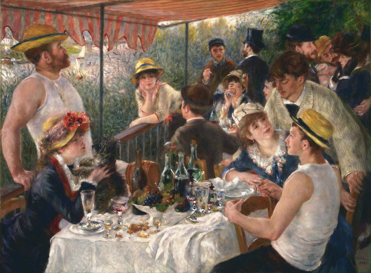 Veneilyjuhlan lounas tekijältä Pierre Auguste Renoir