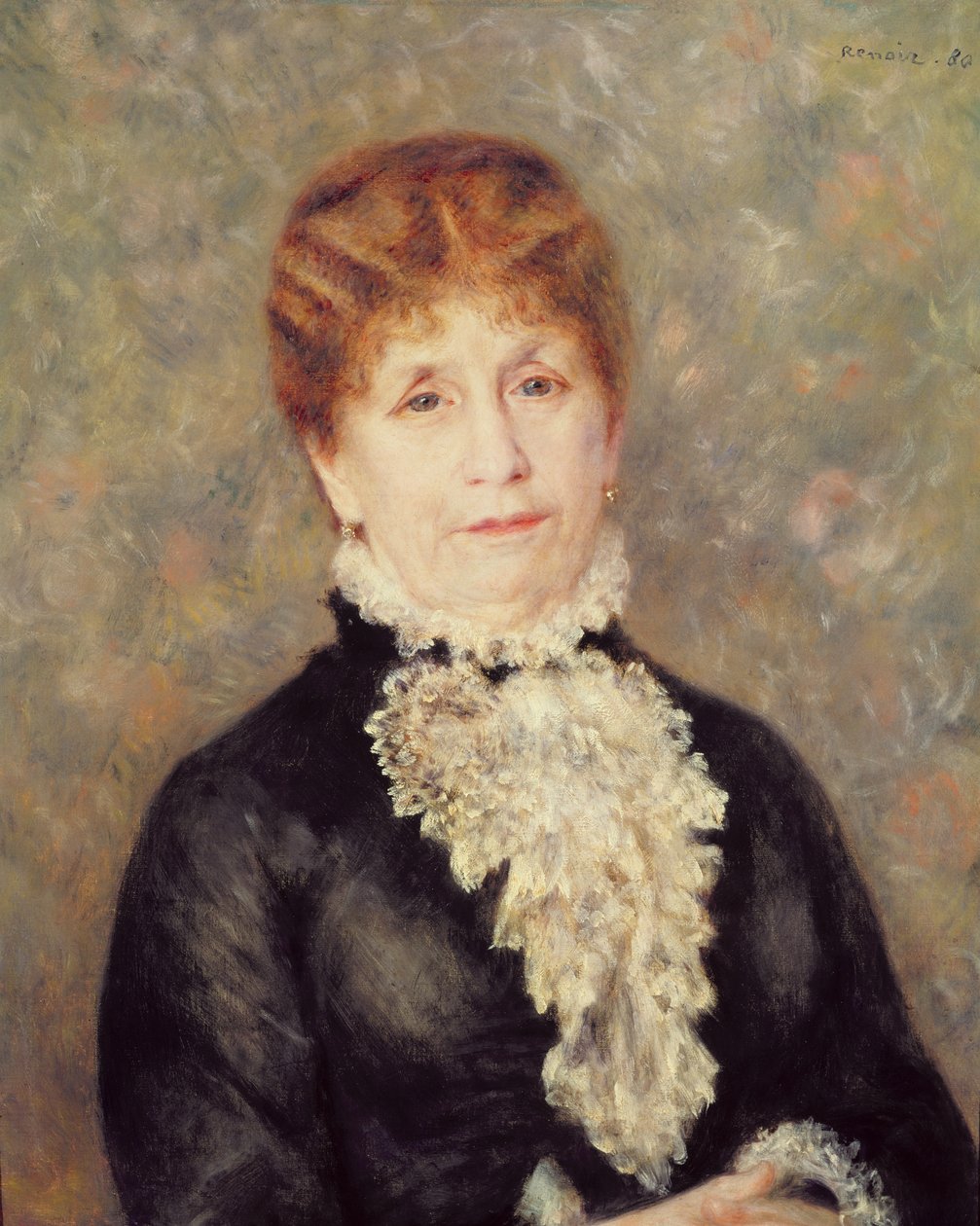 Madame Eugene Fould, 1880 tekijältä Pierre Auguste Renoir
