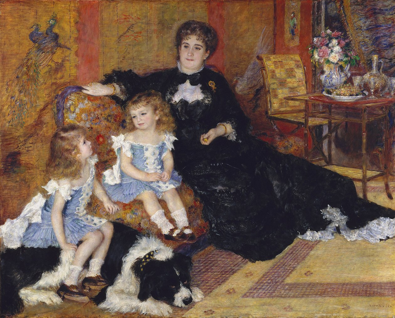 Madame Georges Charpentier ja hänen lapsensa, 1878 tekijältä Pierre Auguste Renoir