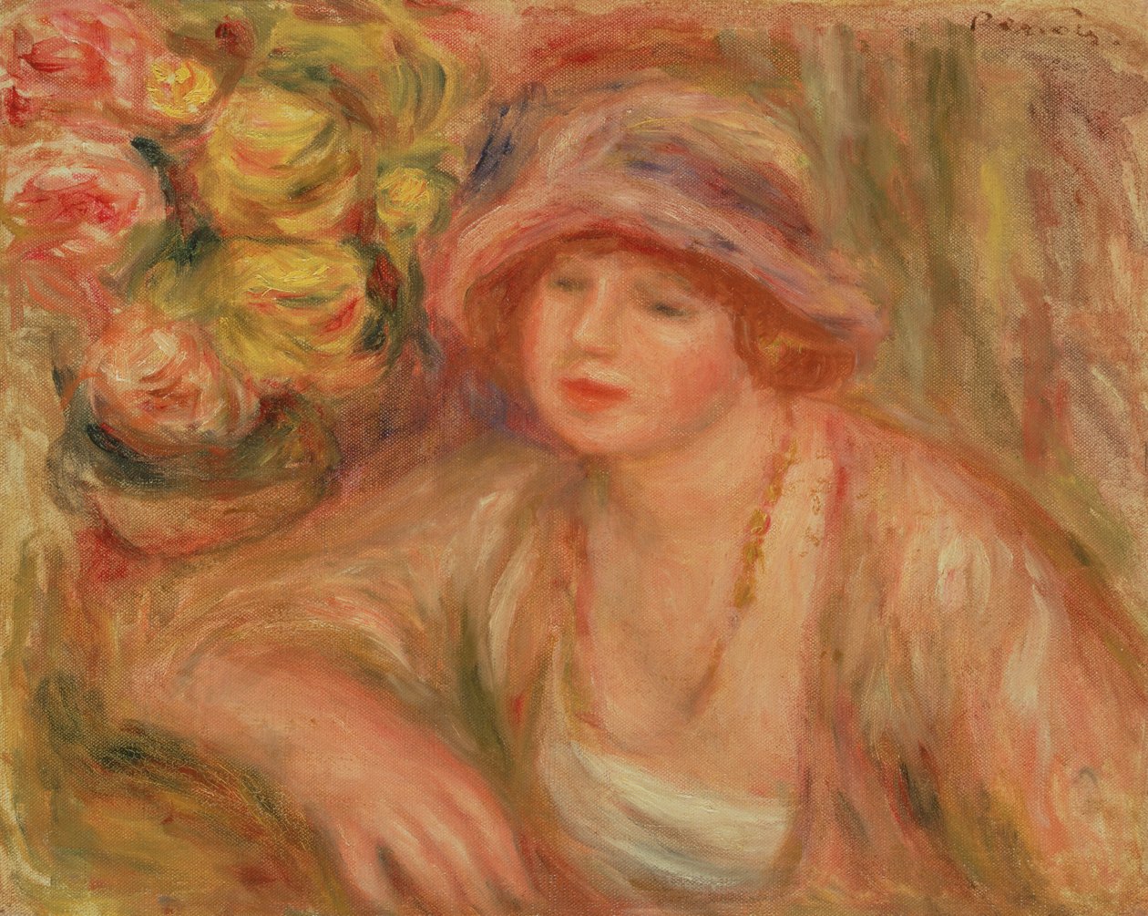 Madame Jean Renoir, 1918 tekijältä Pierre Auguste Renoir