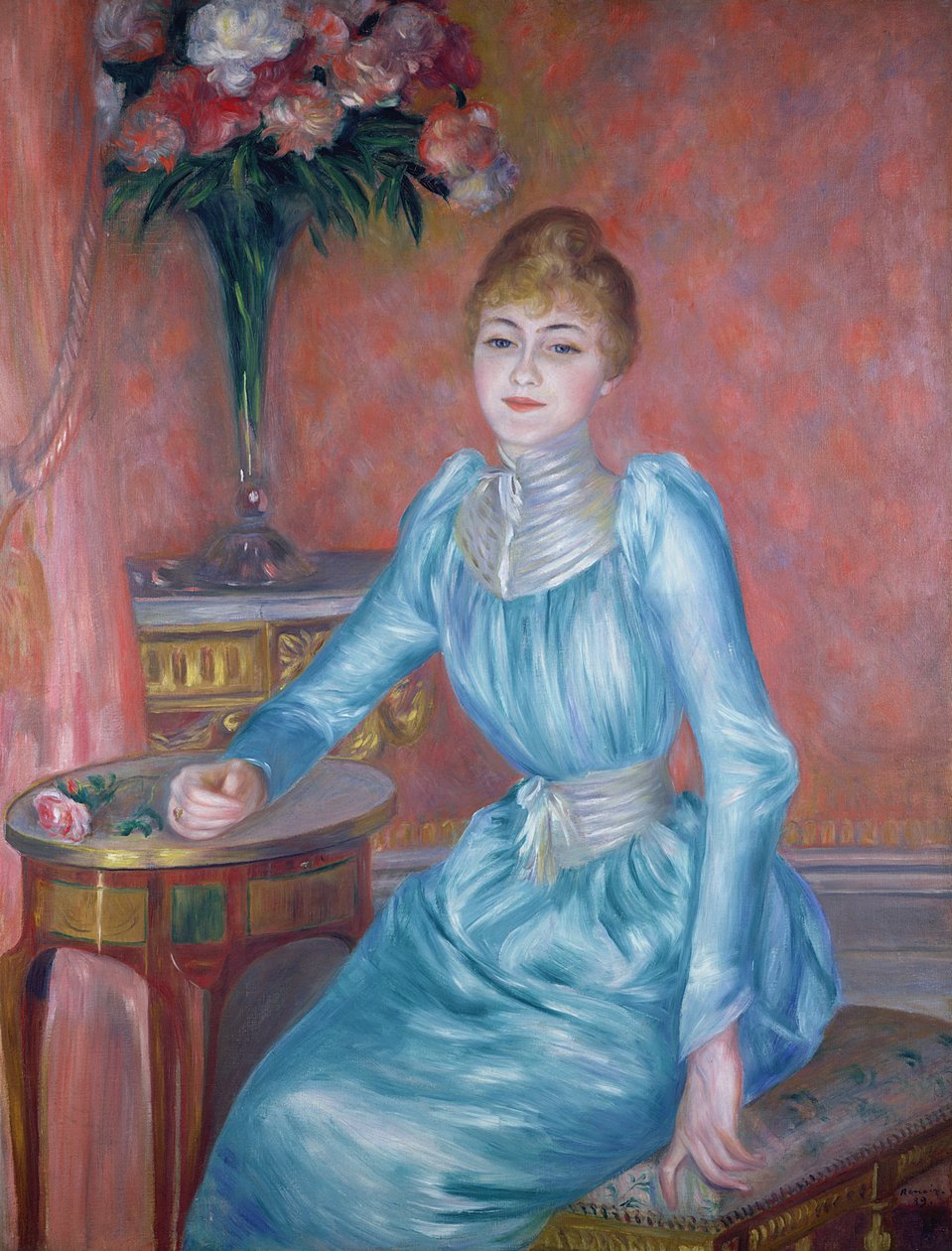 Madame de Bonnieres, 1889 tekijältä Pierre Auguste Renoir