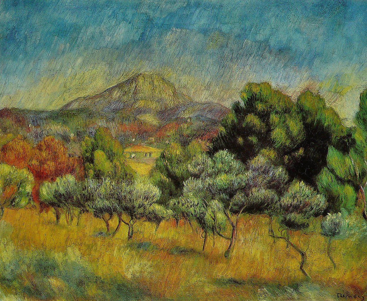 Sainte-Victoire-vuori tekijältä Pierre Auguste Renoir