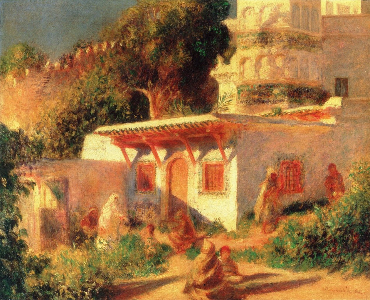 Algerin moskeija tekijältä Pierre Auguste Renoir