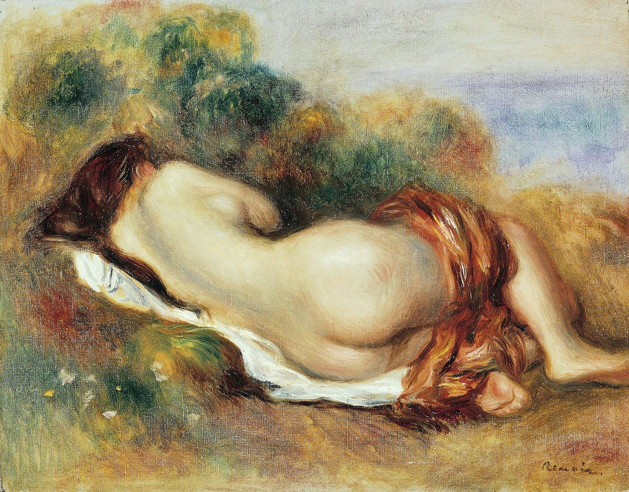 Nu sohva tekijältä Pierre Auguste Renoir
