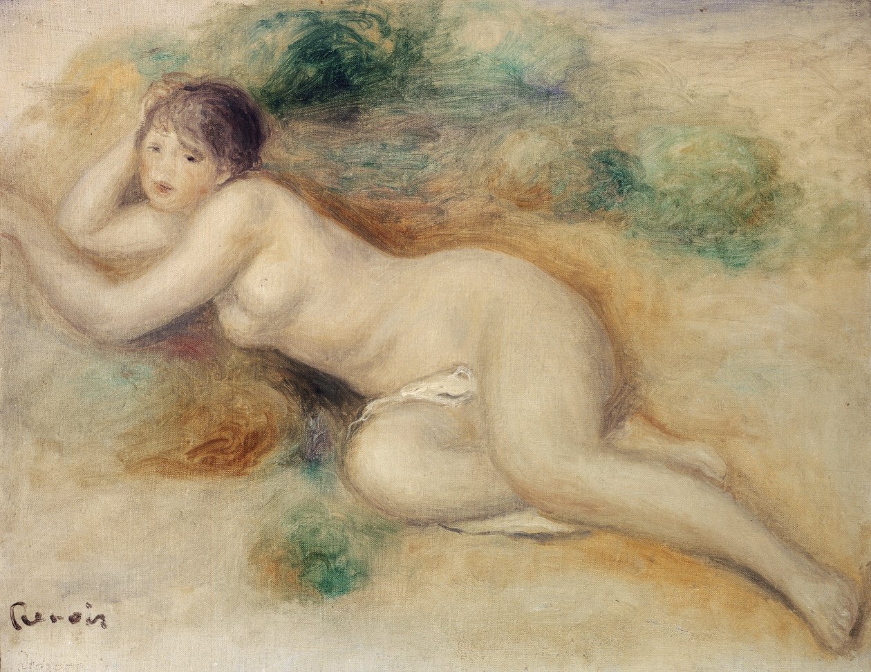 Alaston tytön figuuri tekijältä Pierre Auguste Renoir