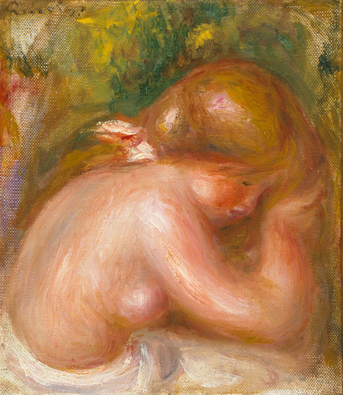Nuoren tytön alaston torso n. 1910–1912 tekijältä Pierre Auguste Renoir