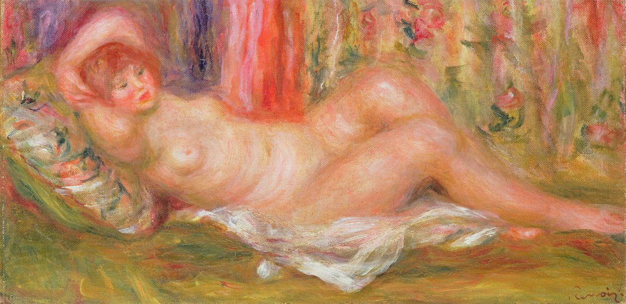 Alaston sohvalla, 1905-6 tekijältä Pierre Auguste Renoir