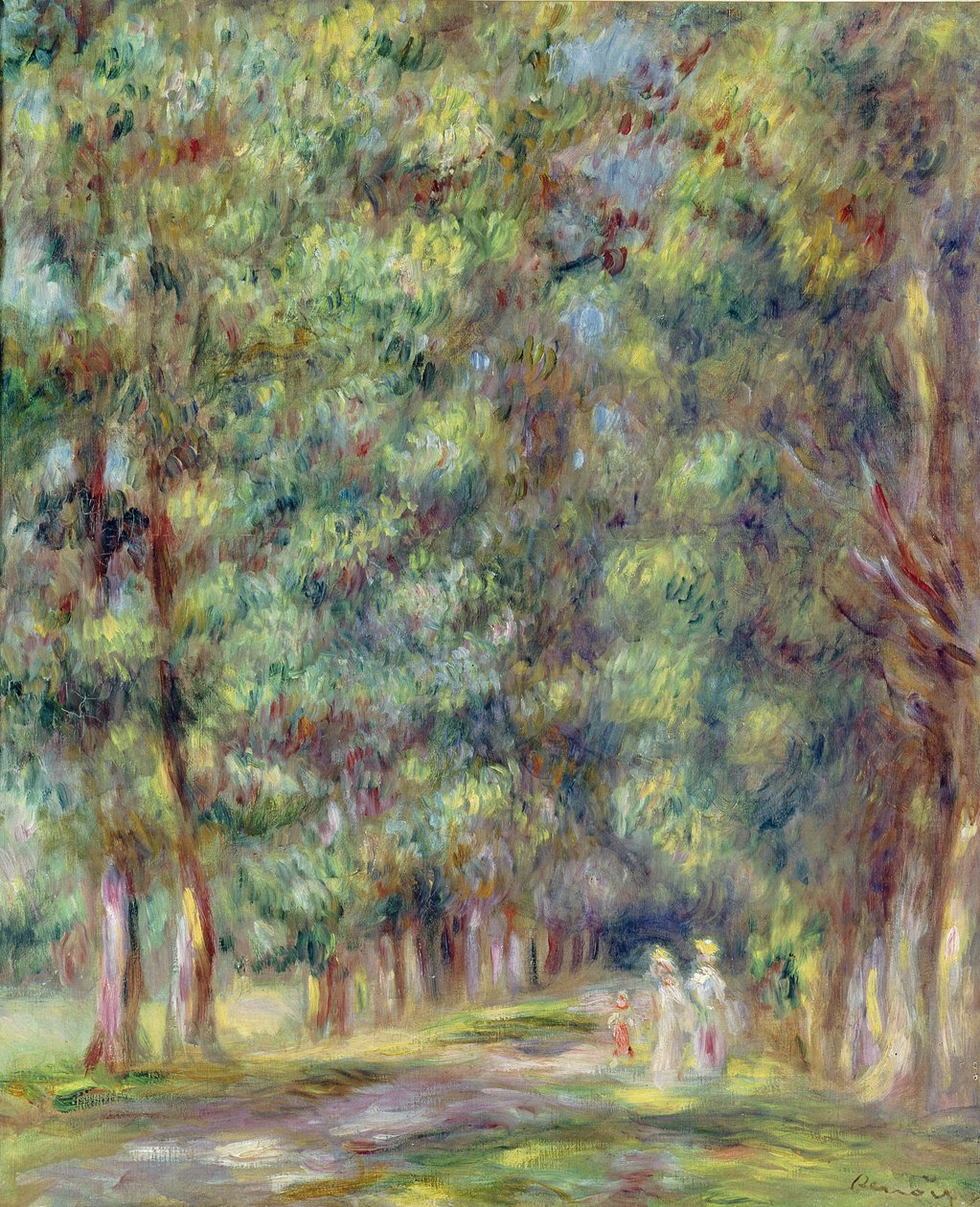 Polku metsässä, 1910 tekijältä Pierre Auguste Renoir