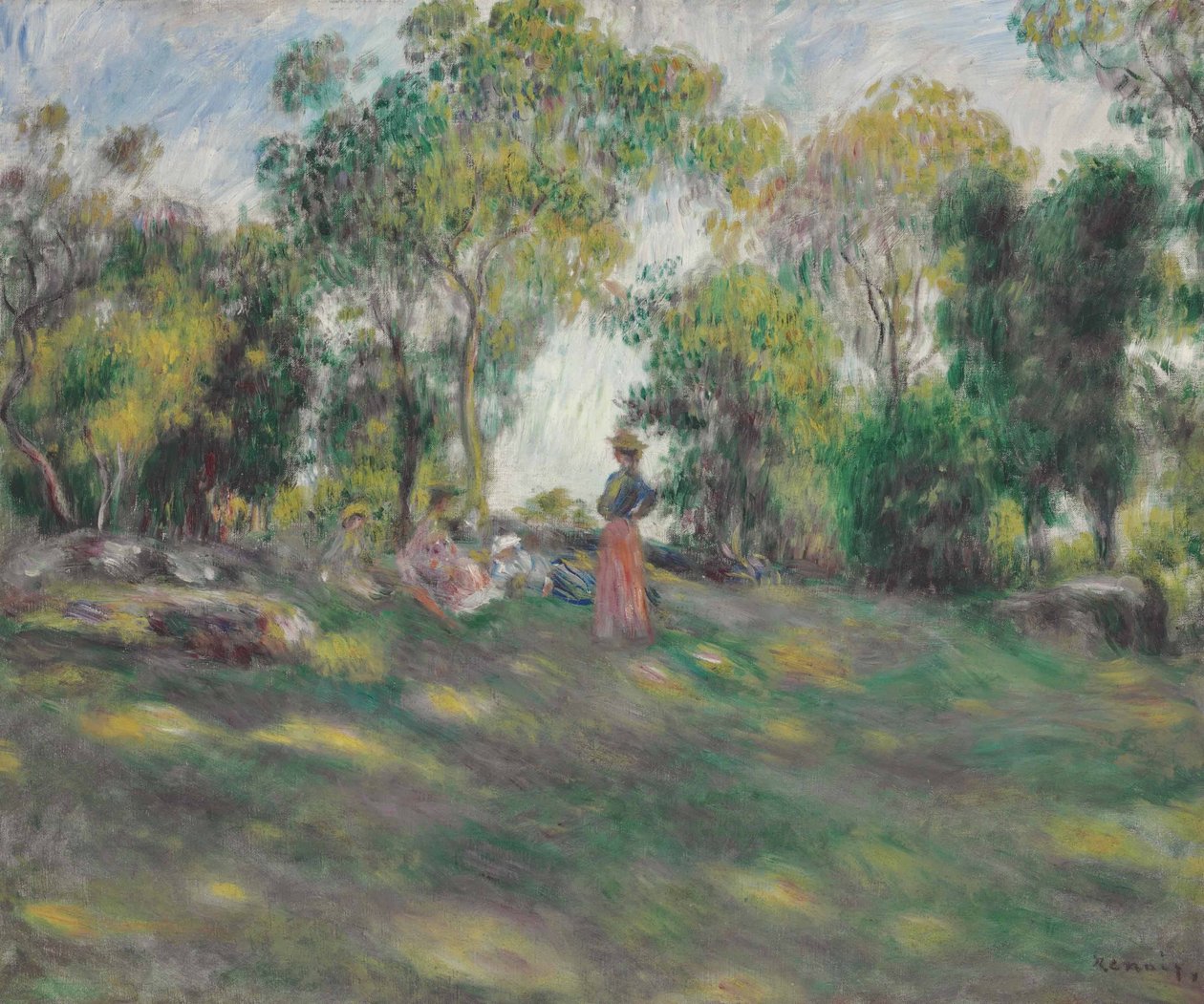 Paysage avec -luvut tekijältä Pierre Auguste Renoir