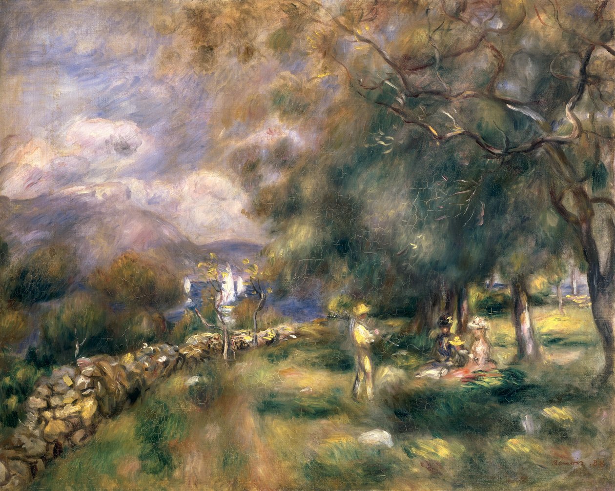 Saint-Jeanin niemimaa, 1888 tekijältä Pierre Auguste Renoir
