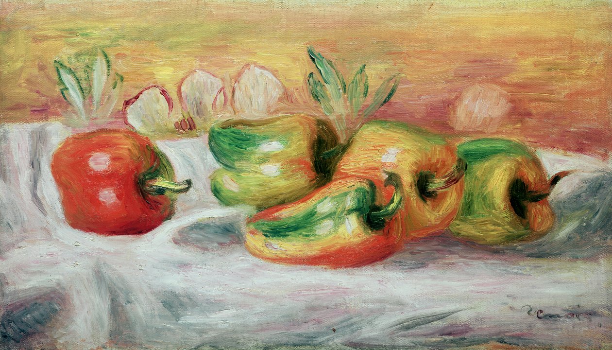 Paprikat, 1912 tekijältä Pierre Auguste Renoir