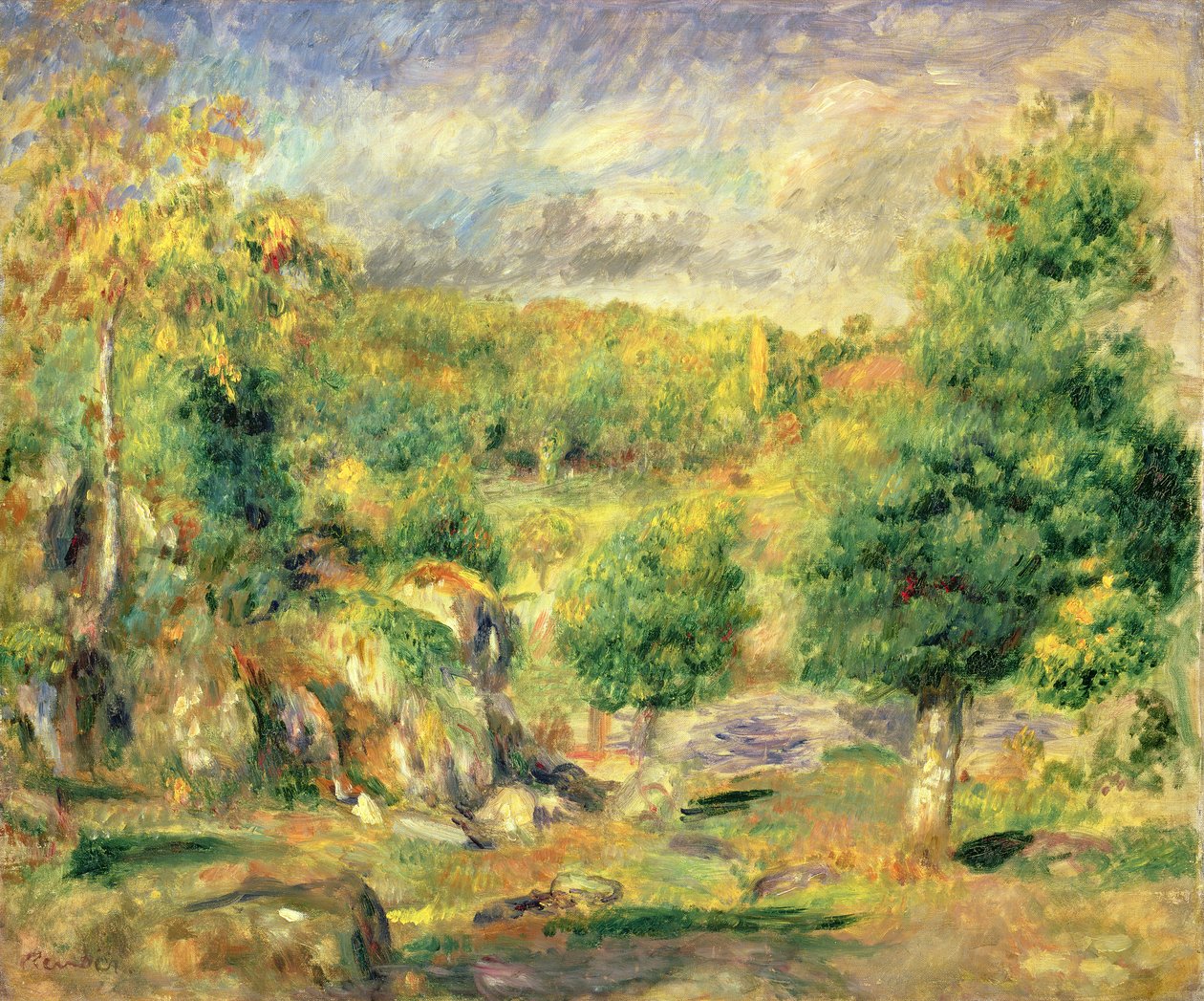 Pont-Aven, 1892 tekijältä Pierre Auguste Renoir