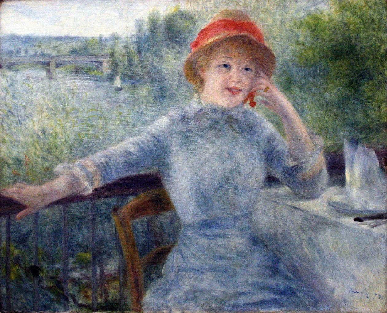 Alphonsine Fournaisen muotokuva tekijältä Pierre Auguste Renoir