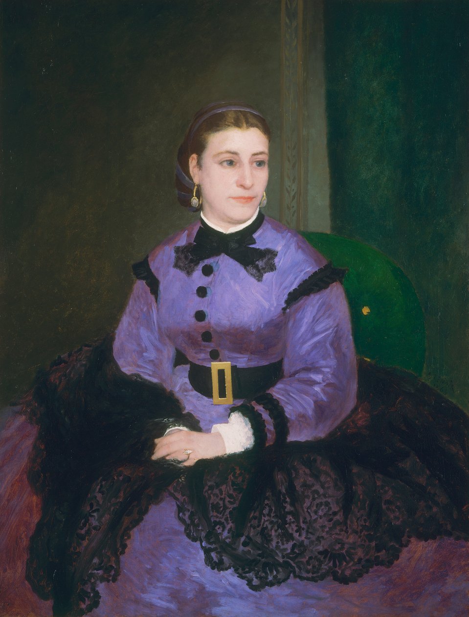 Mademoiselle Sicotin muotokuva, 1865 tekijältä Pierre Auguste Renoir