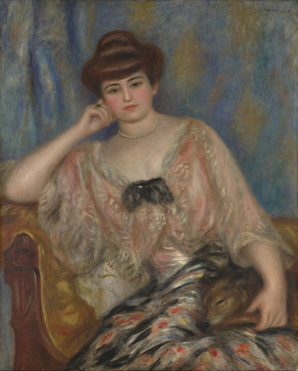 Misia Godebska-Sertin muotokuva tekijältä Pierre Auguste Renoir