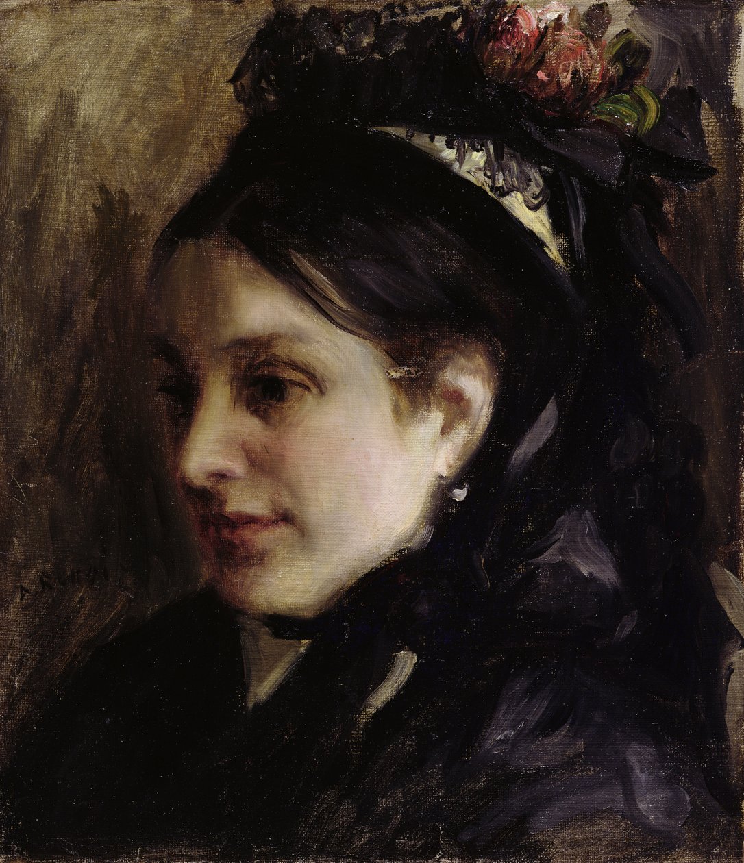 Rapha Maitren muotokuva, 1870 tekijältä Pierre Auguste Renoir