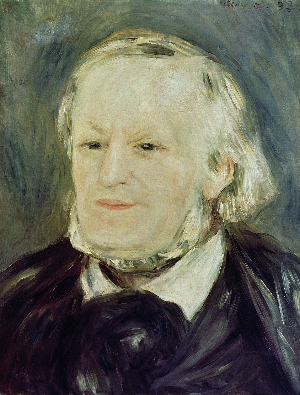 Richard Wagnerin (1813-83) muotokuva 1893 (katso myös 27900) tekijältä Pierre Auguste Renoir