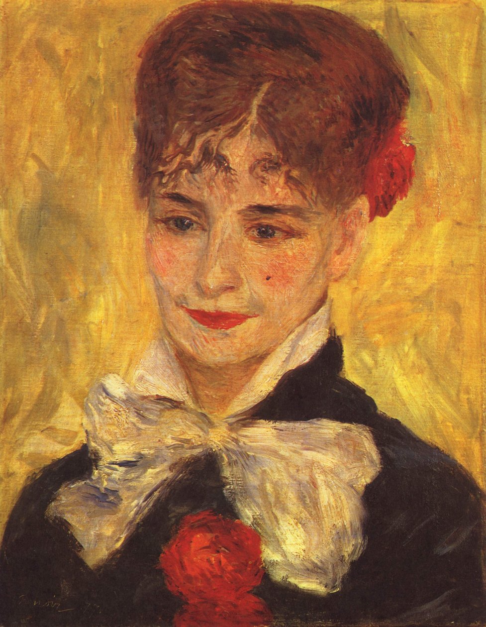 Porträt der Mme. Iscovesco tekijältä Pierre Auguste Renoir