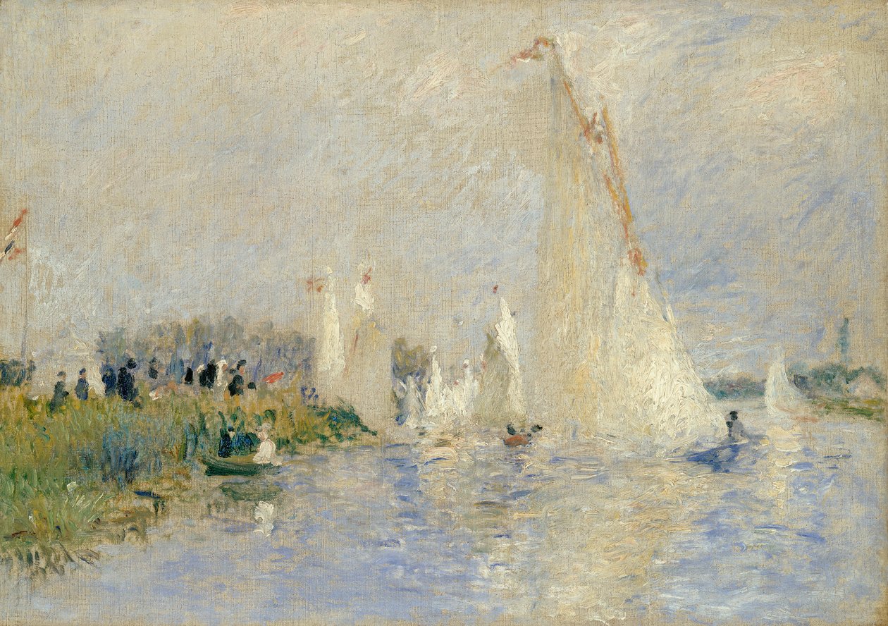 Argenteuilin regatta, 1874 tekijältä Pierre Auguste Renoir